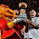 Florida State coach Mike Norvell is presented the Cheez-It Bowl trophy after the Florida State Seminoles defeated the Oklahoma Sooners, 35-32, in the 2022 Cheez-It Bowl in Orlando, Thursday, December 29, 2022. Photo by Harry Castiblanco / Florida National News